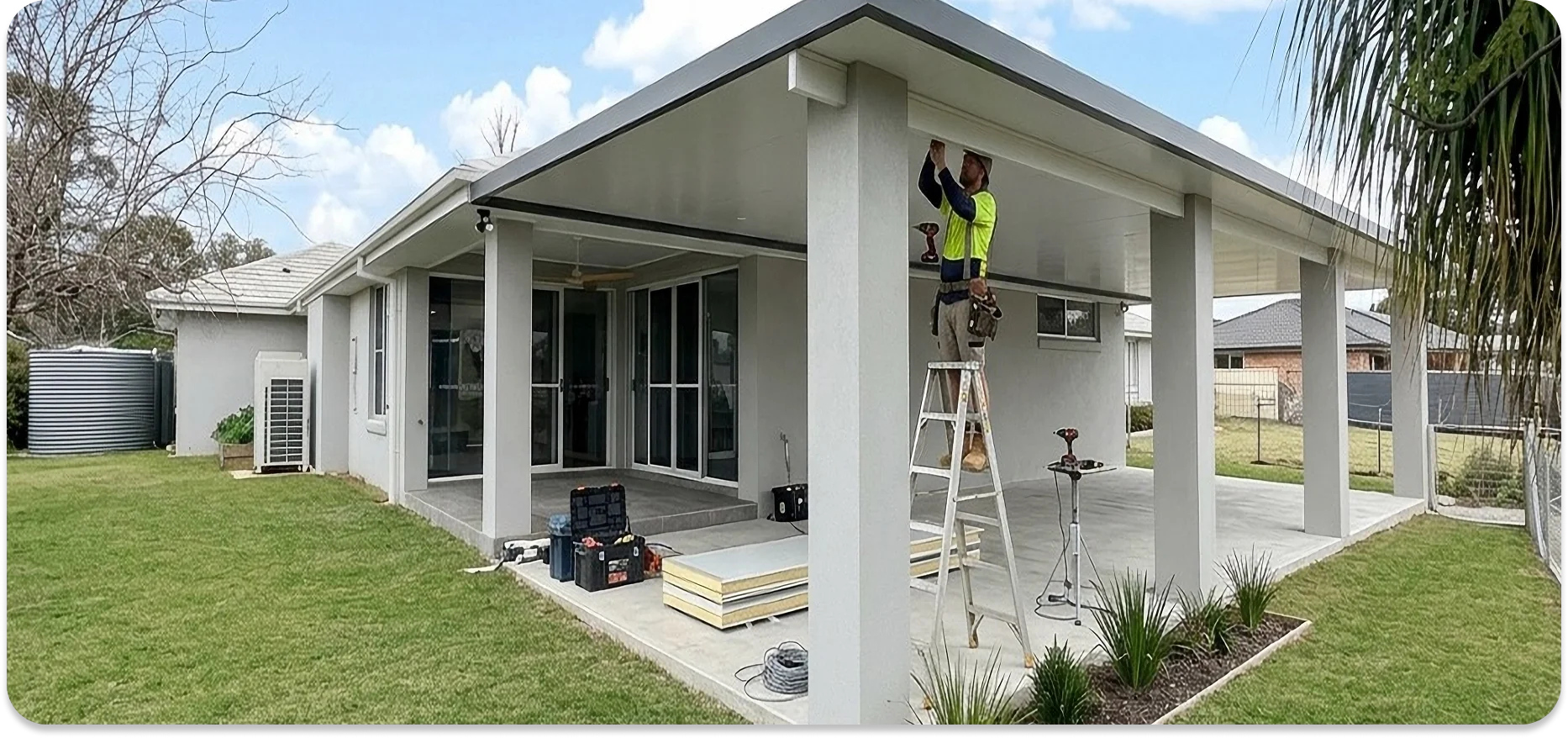 Picton Bros building team on site