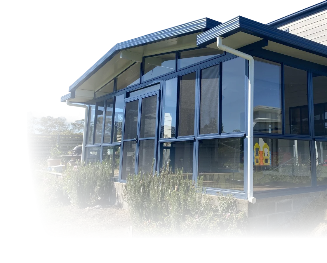 Outdoor living space built by Picton Bros Panelspan